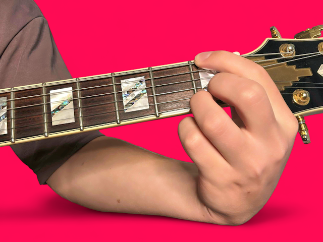 F11 guitar chord with finger positions