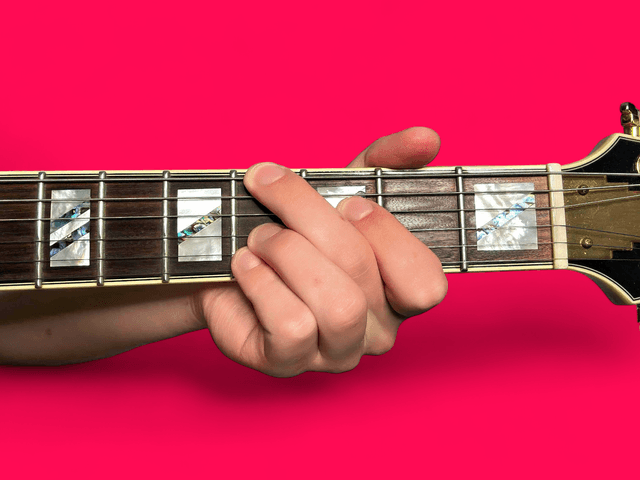 Abm6 guitar chord with finger positions