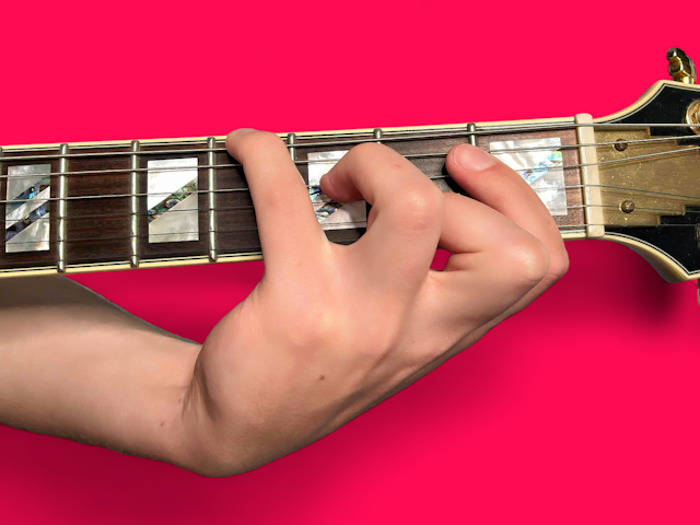 Ab13 guitar chord with finger positions