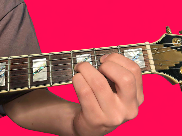 C#13 guitar chord with finger positions