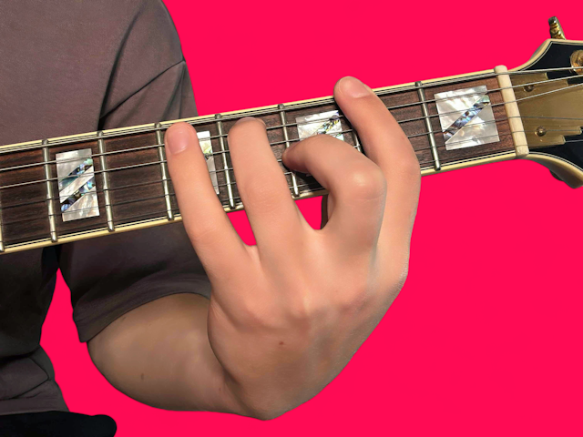F#9 guitar chord with finger positions