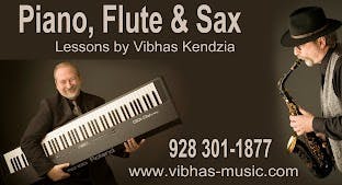 Vibhas - Piano, Flute & Sax - Lessons & Recording Productions